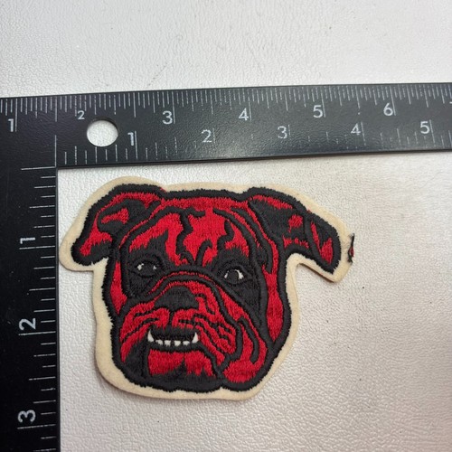 Vintage embroidered felt red - vintage,