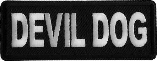 Devil dog patch - devil,